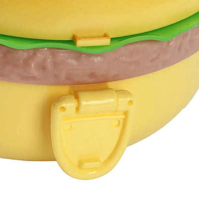 Hamburger Shaped Kids Lunch Box | Portable Multi-Layer Food Container for School & Travel - NextGenzVolt