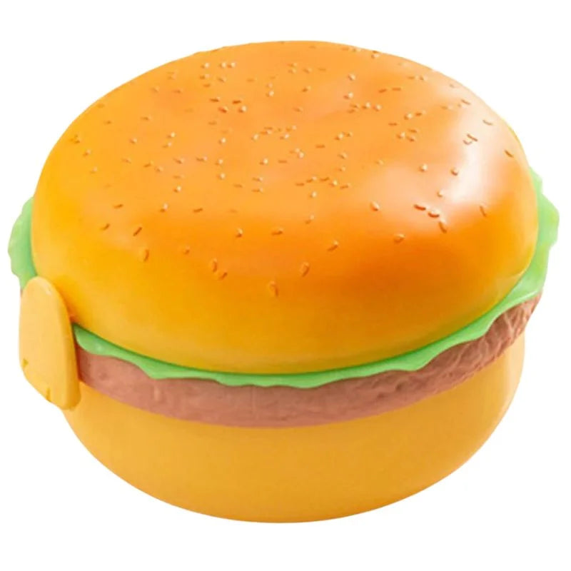 Hamburger Shaped Kids Lunch Box | Portable Multi-Layer Food Container for School & Travel - NextGenzVolt
