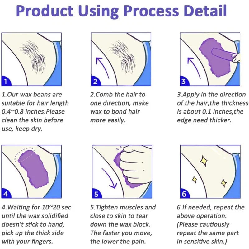 Hard Wax Painless Hair Removal Wax