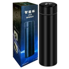 Temperature Display Thermos Water Bottle 500ML Stainless Steel Insulated Hot and Cold Flask with LED Display (Random Colors)