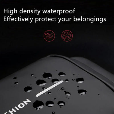 Black Multifunction Anti-Theft USB Charging Crossbody Shoulder Bag | Stylish, Secure & Travel-Ready