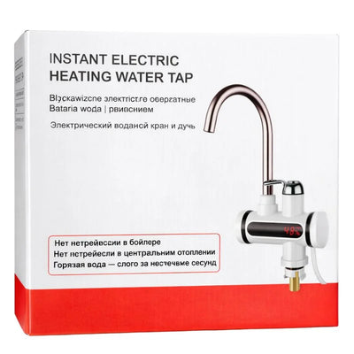 Premium Electric Instant Heating Faucet | Digital Temperature Display | Metal handle | Kitchen & Bathroom Hot Water Tap - NextGenzVolt