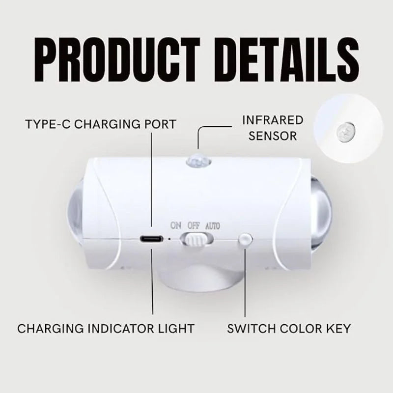 LED Night Light with Motion Sensor