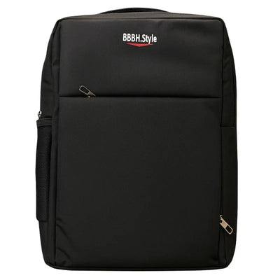 Slim Business Laptop Backpack | Lightweight Travel & Office Bag with Multi-Pockets | Black
