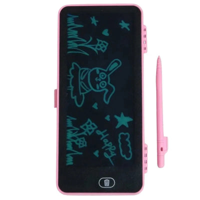 LCD Drawing Pen Case for Kids | Writing Tablet Pencil Box with Screen Lock & One-Key Erase | Random Color - NextGenzVolt