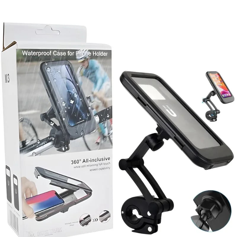 Waterproof Bike Phone Holder 360° Rotation | for Bicycle & Motorcycle - NextGenzVolt