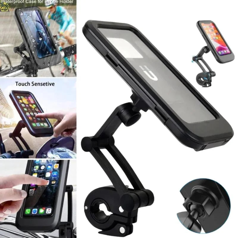 Waterproof Bike Phone Holder 360° Rotation | for Bicycle & Motorcycle - NextGenzVolt