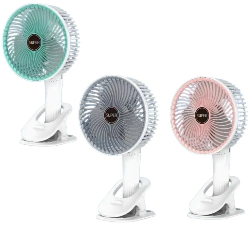 Rechargeable 3-in-1 Clip Fan
