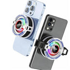 CX16 Magnetic Mobile Cooling Fan | Semiconductor Phone Cooler with RGB Lights | Fast Cooling Gaming Radiator for Android & iPhone