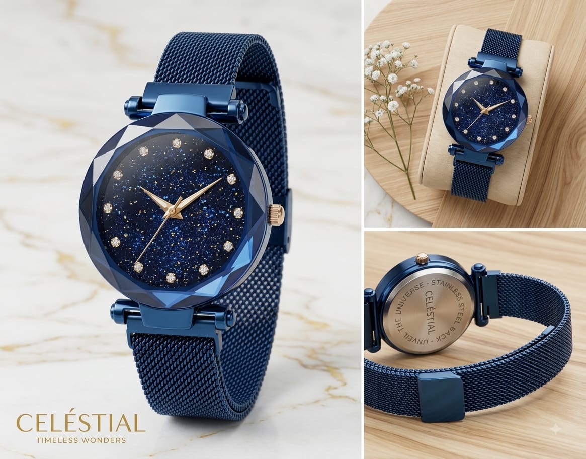 Stylish Starry Sky Watch for Women