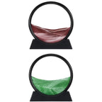 Moving Sand Art Picture | 3D Dynamic Deep Sea Sandscape with Display Stand | Random Color