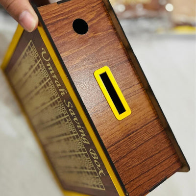 Umrah Saving Box – Premium Wooden | Save PKR 210,000 in 280 Days - NextGenzVolt