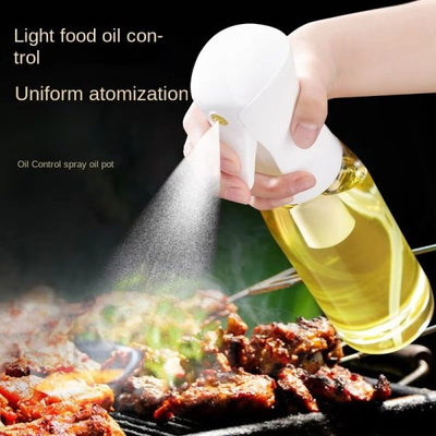 Plastic Glass Kitchen Cooking Spray Bottle | 200ML | BBQ Olive Oil & Vinegar Oil Sprayer - NextGenzVolt