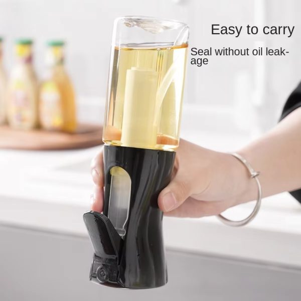 Plastic Glass Kitchen Cooking Spray Bottle | 200ML | BBQ Olive Oil & Vinegar Oil Sprayer - NextGenzVolt