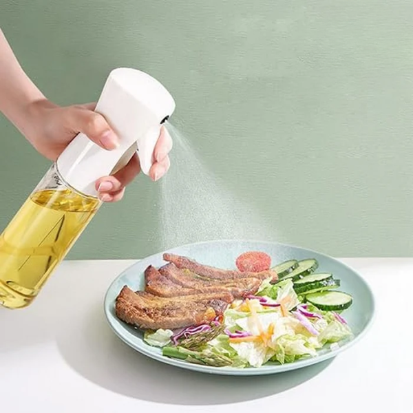 Plastic Glass Kitchen Cooking Spray Bottle | 200ML | BBQ Olive Oil & Vinegar Oil Sprayer - NextGenzVolt