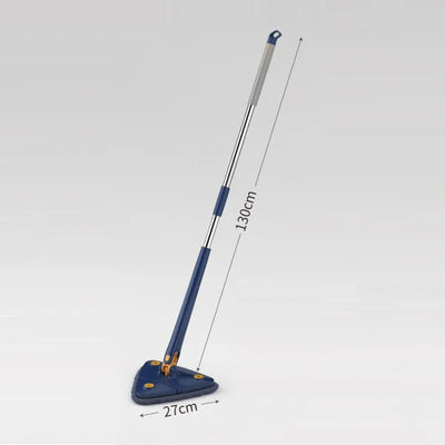 360° Twist Rotatable Triangle Mop with Long Handle Auto Squeeze Design for Floor, Wall, and Ceiling Cleaning - NextGenzVolt