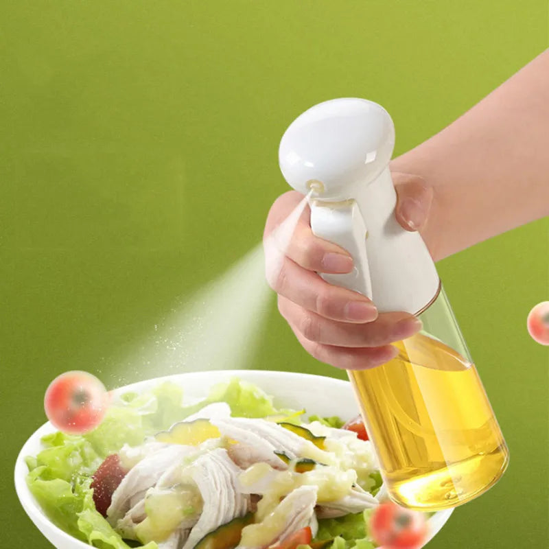 Plastic Glass Kitchen Cooking Spray Bottle | 200ML | BBQ Olive Oil & Vinegar Oil Sprayer - NextGenzVolt