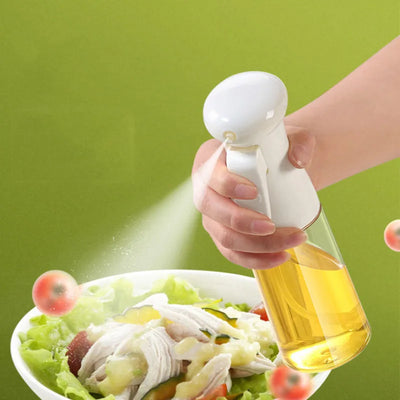 Plastic Glass Kitchen Cooking Spray Bottle | 200ML | BBQ Olive Oil & Vinegar Oil Sprayer - NextGenzVolt