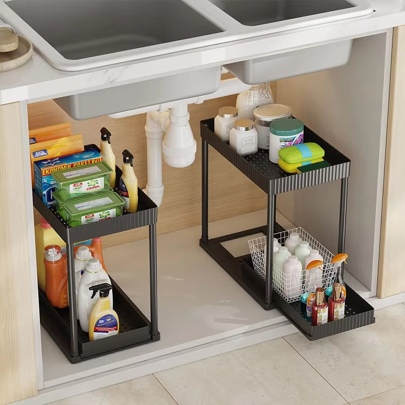 Multi-Functional Kitchen Shelf | Nail-Free Installation | Rust-Proof