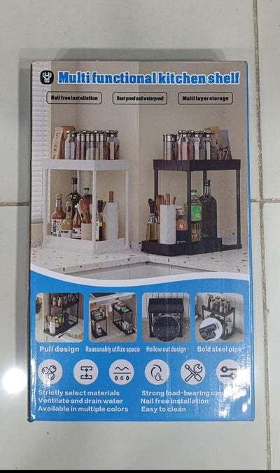 Multi-Functional Kitchen Shelf | Nail-Free Installation | Rust-Proof - NextGenzVolt
