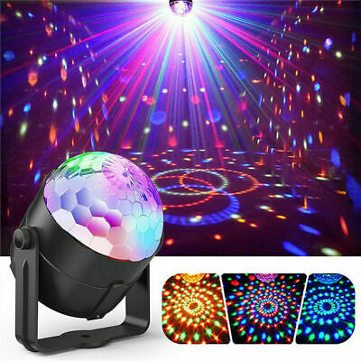 LED Disco Party Lights Crystal Magic Ball 3W RGB | Colorful Projection Lamp for Parties & Events - NextGenzVolt