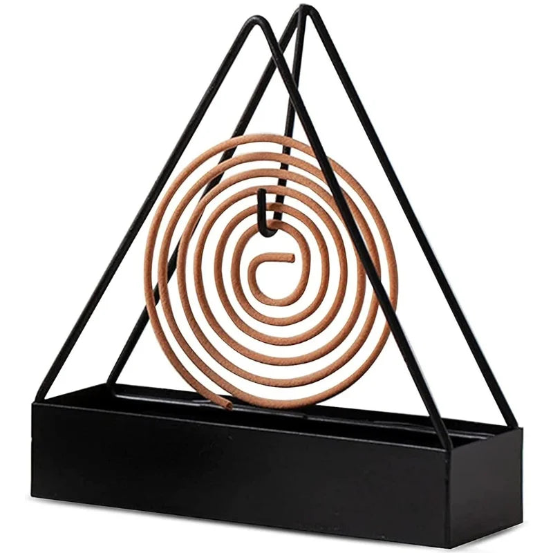 Triangle-Shaped Iron Mosquito Coil Holder