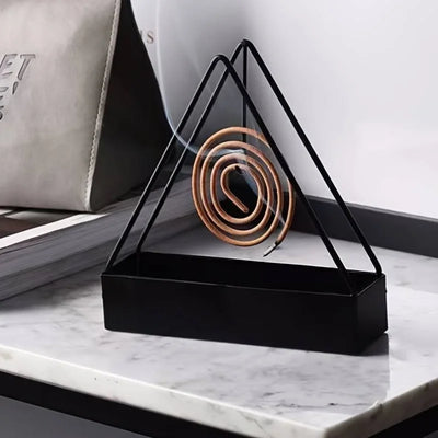 Triangle-Shaped Iron Mosquito Coil Holder