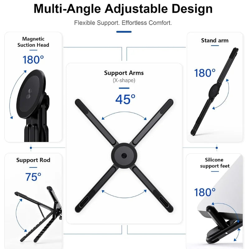 3-in-1 Magnetic Foldable  Stand