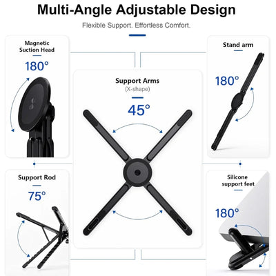 3-in-1 Magnetic Foldable  Stand