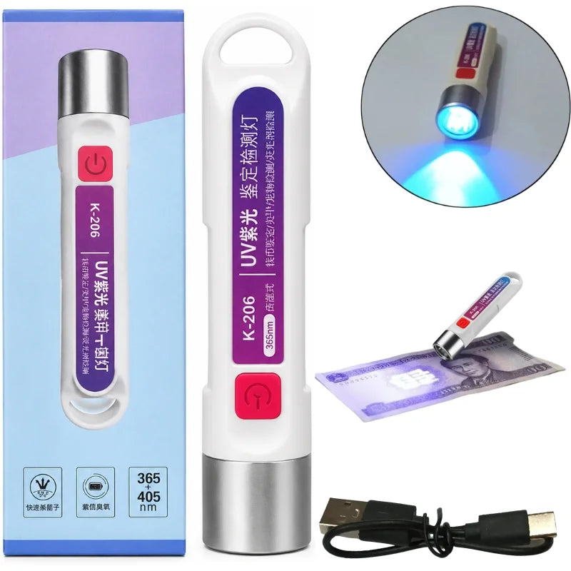 UV Currency Checker Rechargeable Light